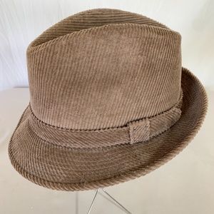 Vintage Harvard custom tailored corduroy fedora